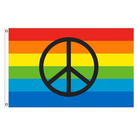 Regenbogen Peace Flagge 150 x 90cm