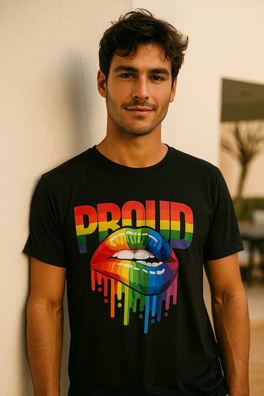 Proud T-Shirt Unisex in Schwarz