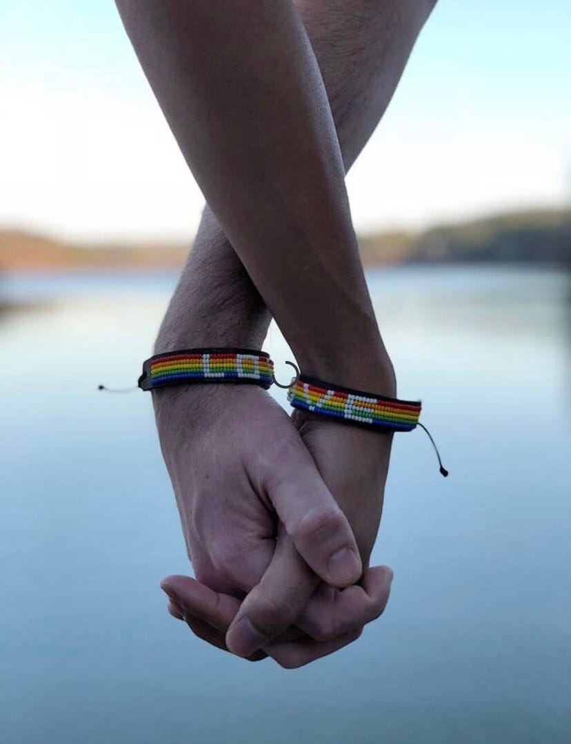 THE RAINBOW LOVE BRACELET