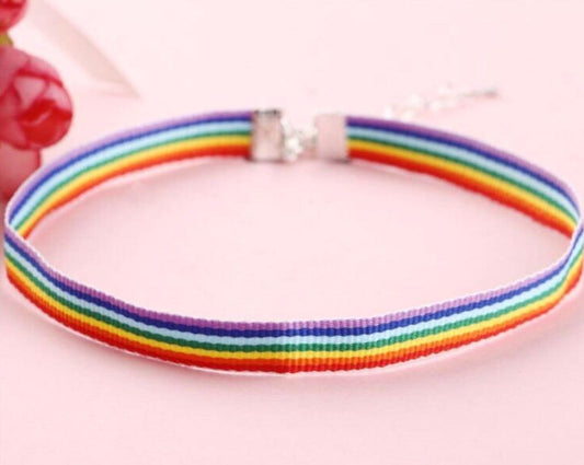 Regenbogen Halsband