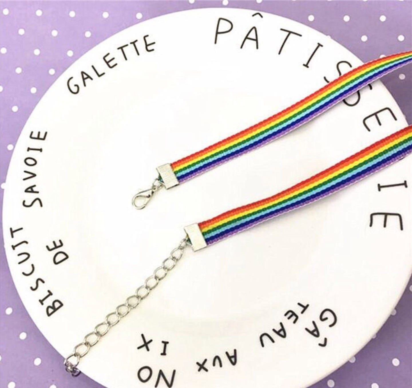 Regenbogen Halsband