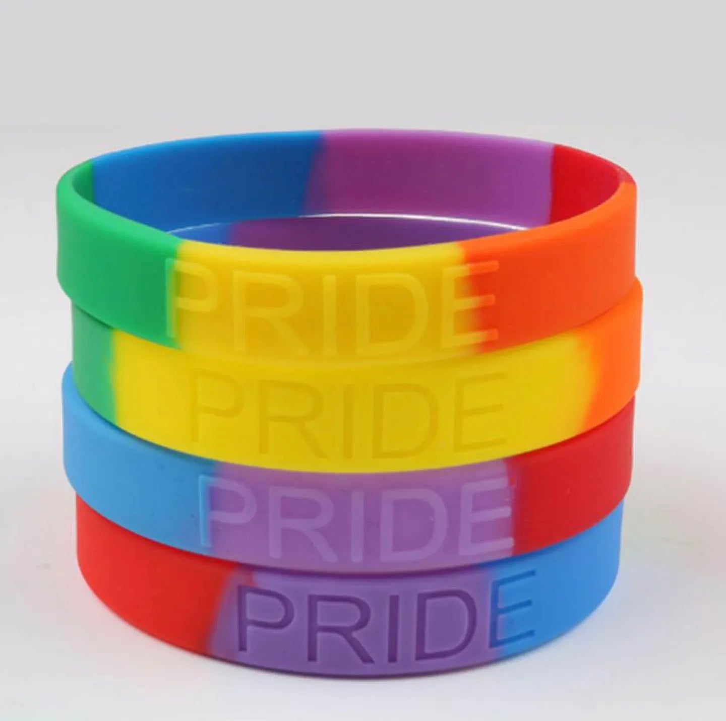 Pride Silikonarmband Set (4 Stück)