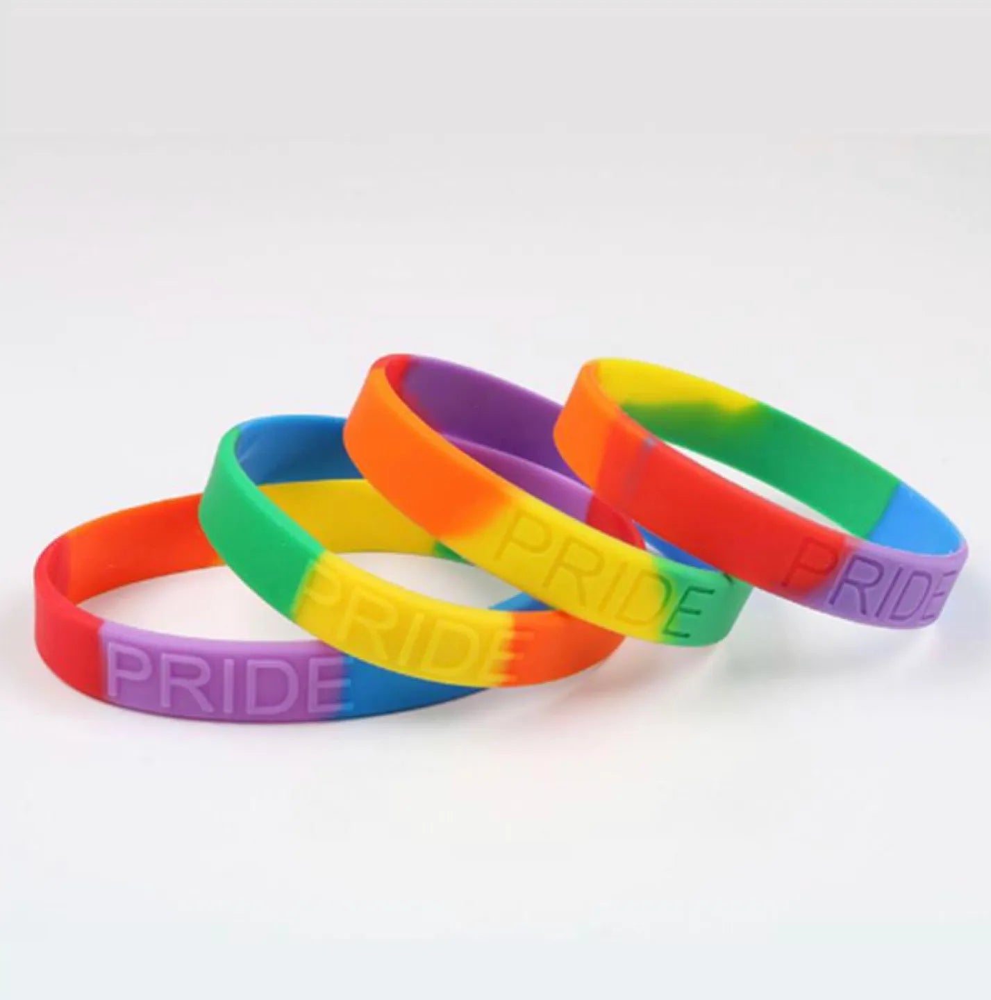 Pride Silikonarmband Set (4 Stück)