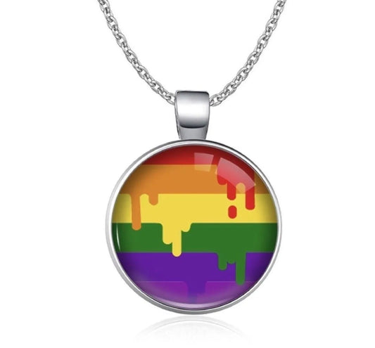 Regenbogen Kette Farbverlauf