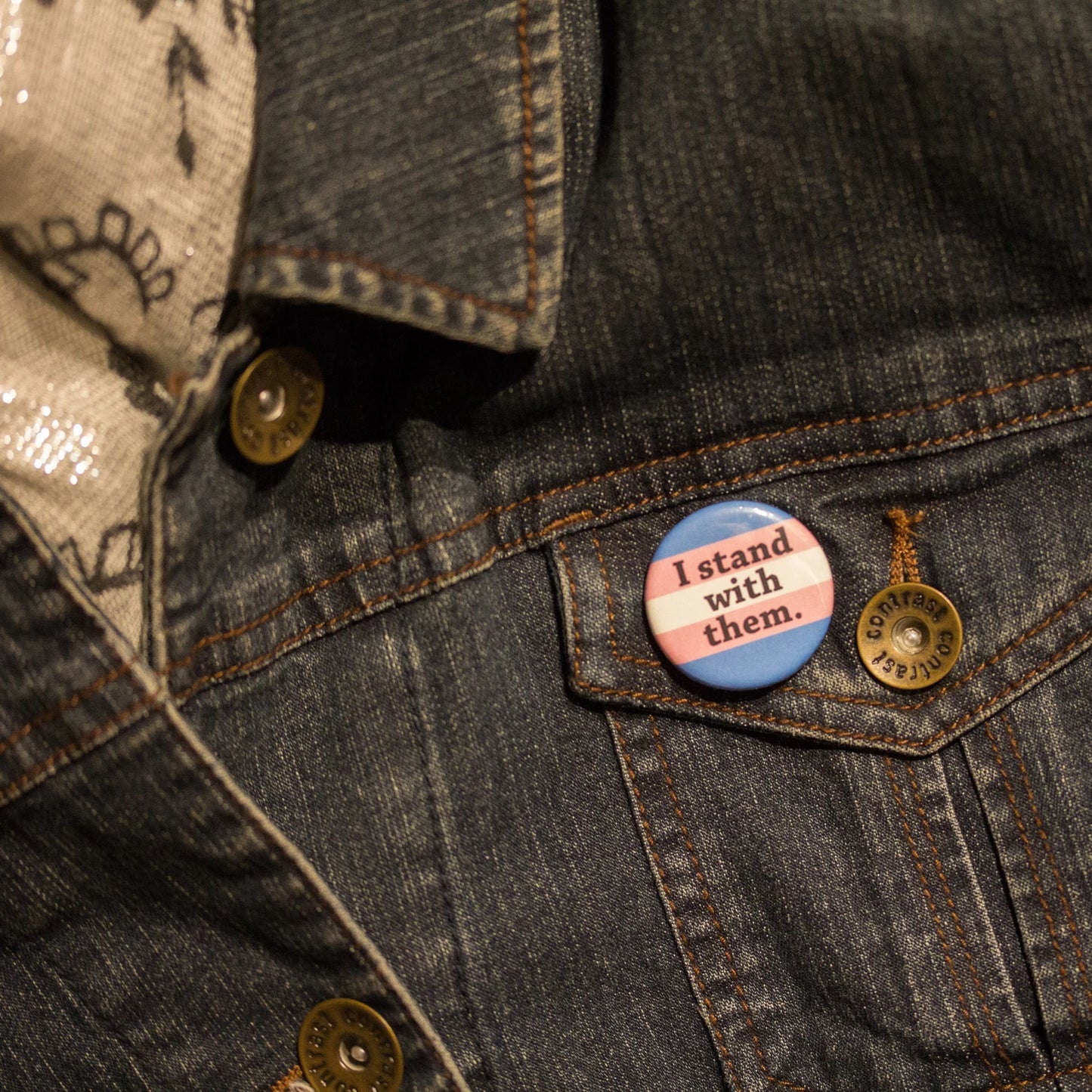 Trans rights Pride Buttons