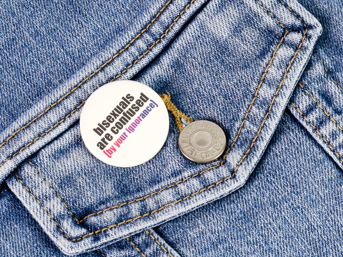 Bisexuelle Pride Buttons
