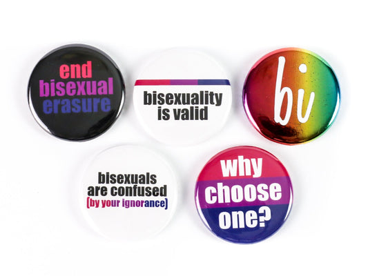 Bisexuelle Pride Buttons
