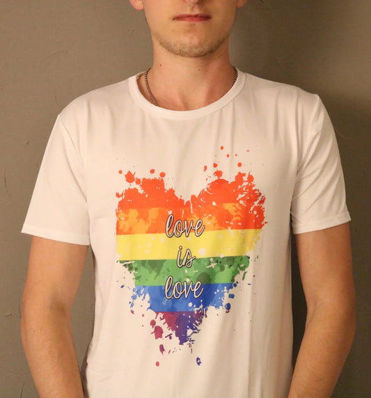 Love is love T-Shirt Herz Unisex