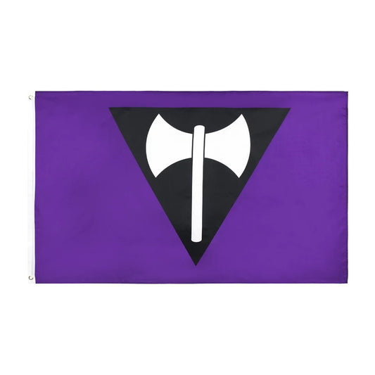 Labrys Lesben Community Flagge150 x 90cm