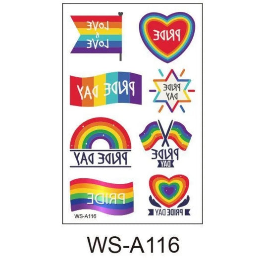 Pride Haut Tattoos klein