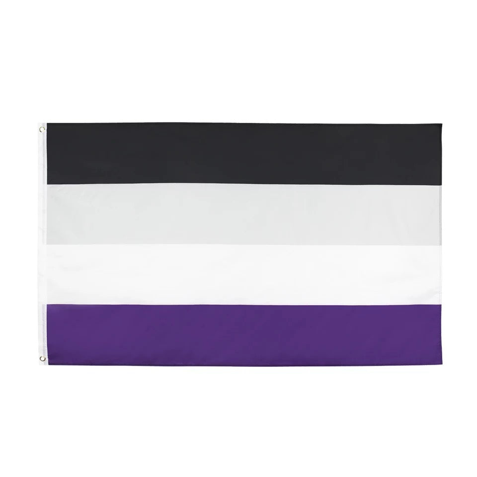 Asexuell Flagge 90x150cm
