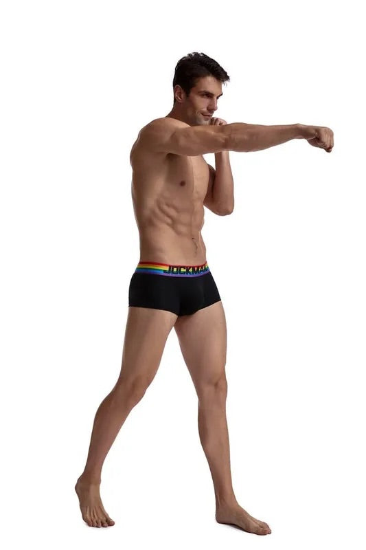 Men's JOCKMAIL - Gay Pride Boxer - Black