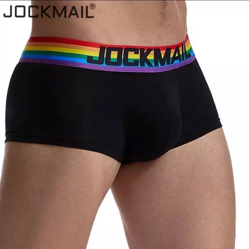 Men's JOCKMAIL - Gay Pride Boxer - Black