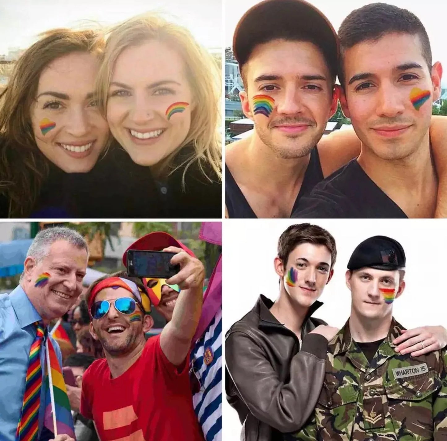 Pride Festival Set ( Bandana/ Tattoos/ Schärpe)