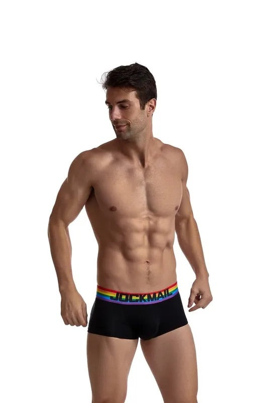 Men's JOCKMAIL - Gay Pride Boxer - Black