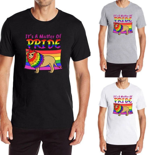 Regenbogen T-Shirt Pride Lion