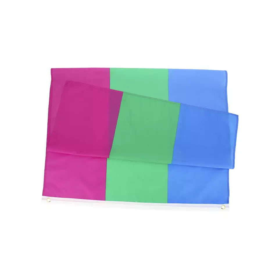 Polysexuell-Flagge 90x150cm