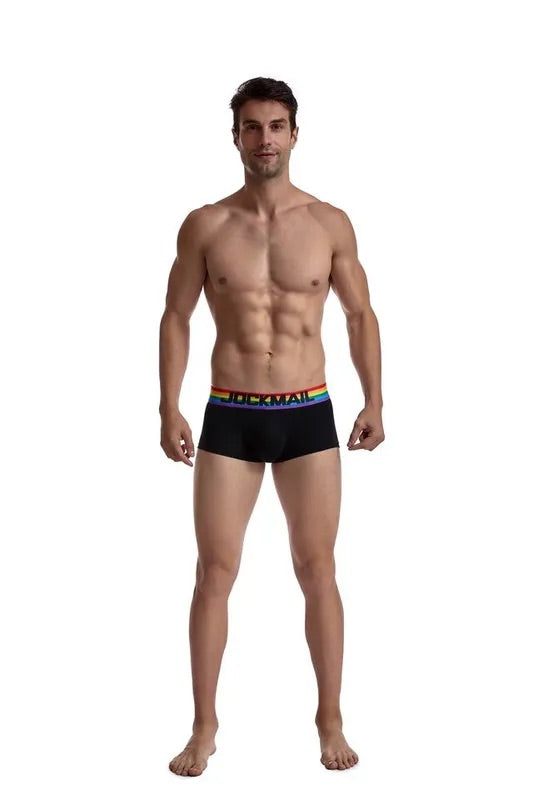 Men's JOCKMAIL - Gay Pride Boxer - Black