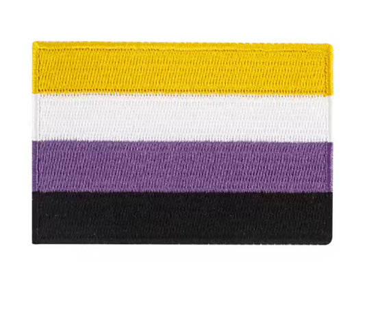 Nonbinary Patch mit Klettverschluss