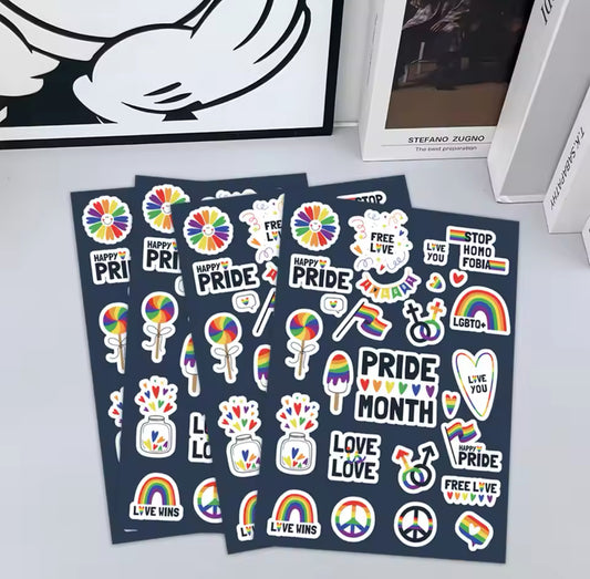 Rainbow Pride LGBTQ+ Sticker Aufkleber