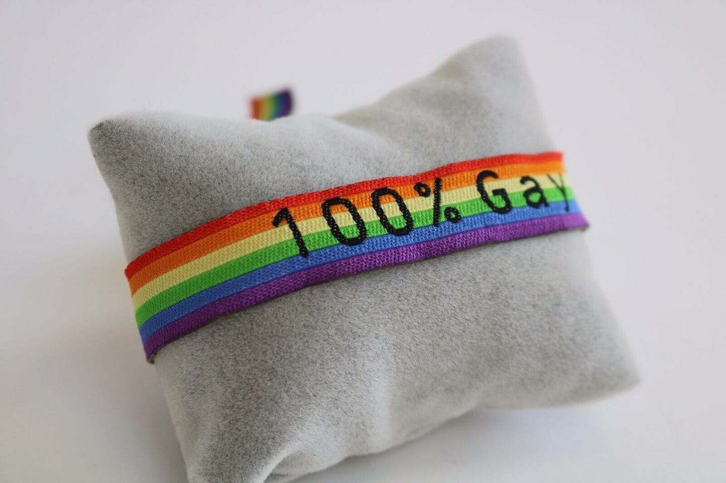 Rainbow 100% Gay Festival Bracelet 