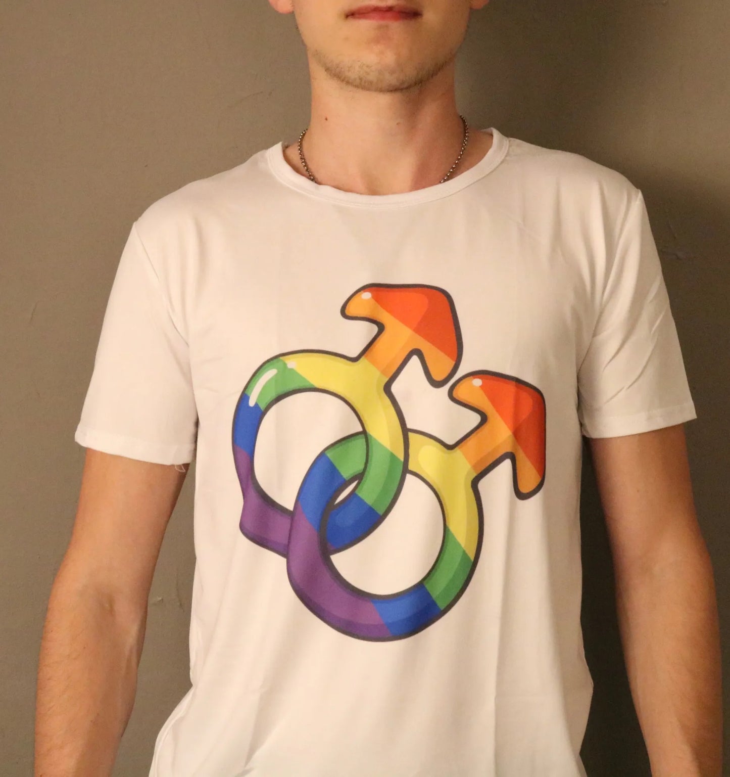 Unisex Really Gay T-Shirt Weiß 100% Baumwolle