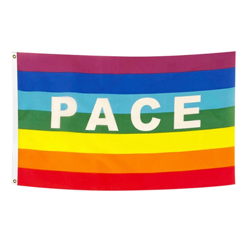 Regenbogen PACE Flagge 150 x 90cm