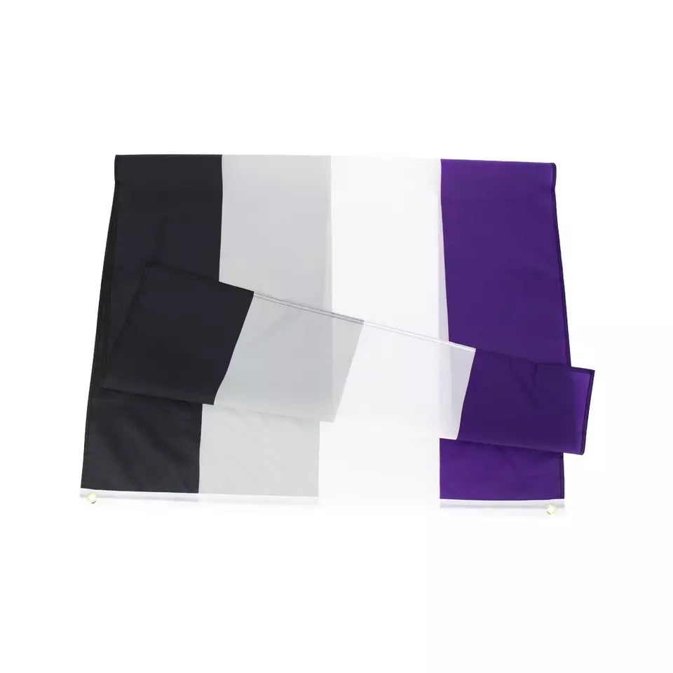 Asexuell Flagge 90x150cm