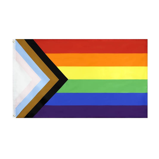Progress-Pride flag 90x150cm 3'x5'