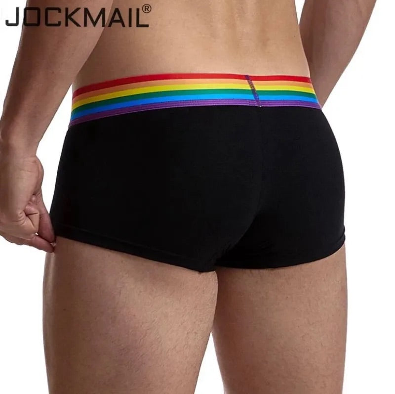 Men's JOCKMAIL - Gay Pride Boxer - Black