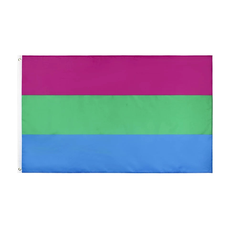 Polysexuell-Flagge 90x150cm