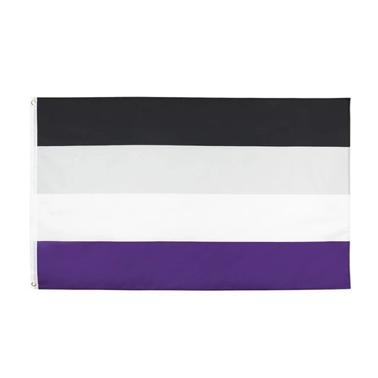 Asexuell Flagge 90x150cm