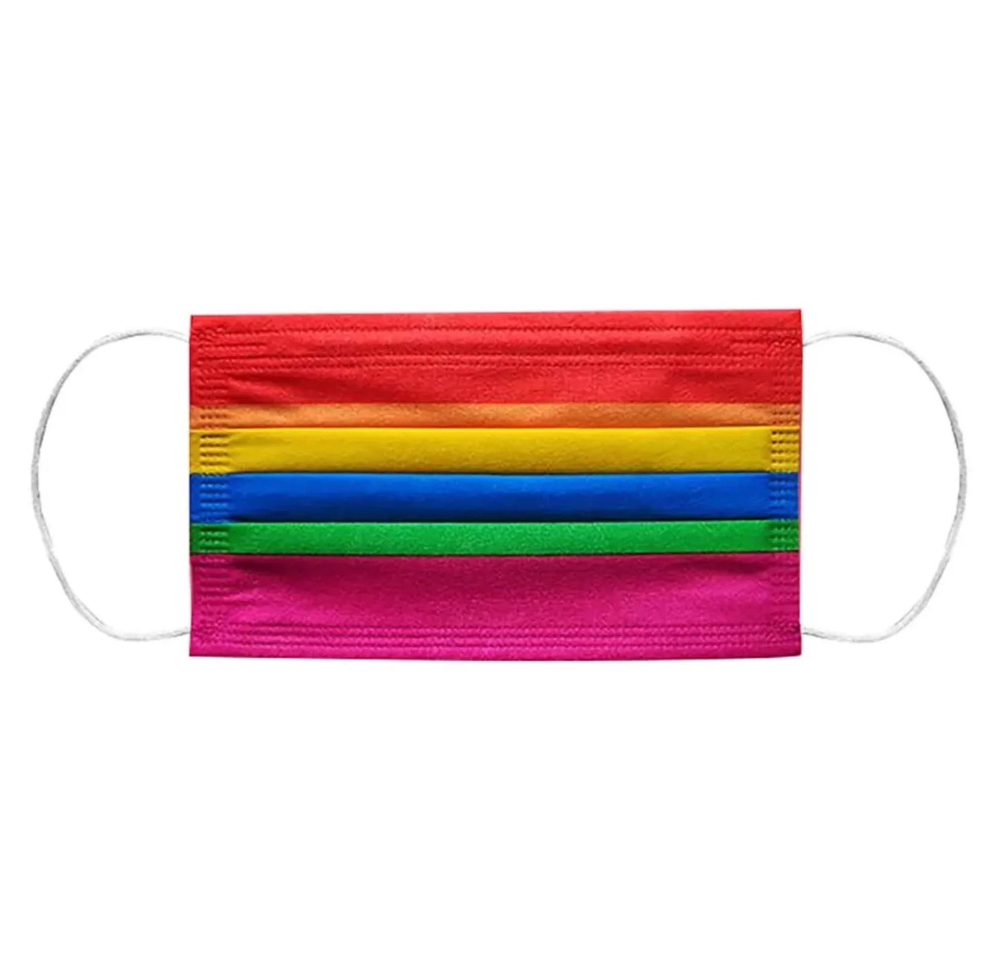 10 PCS Rainbow disposable mask