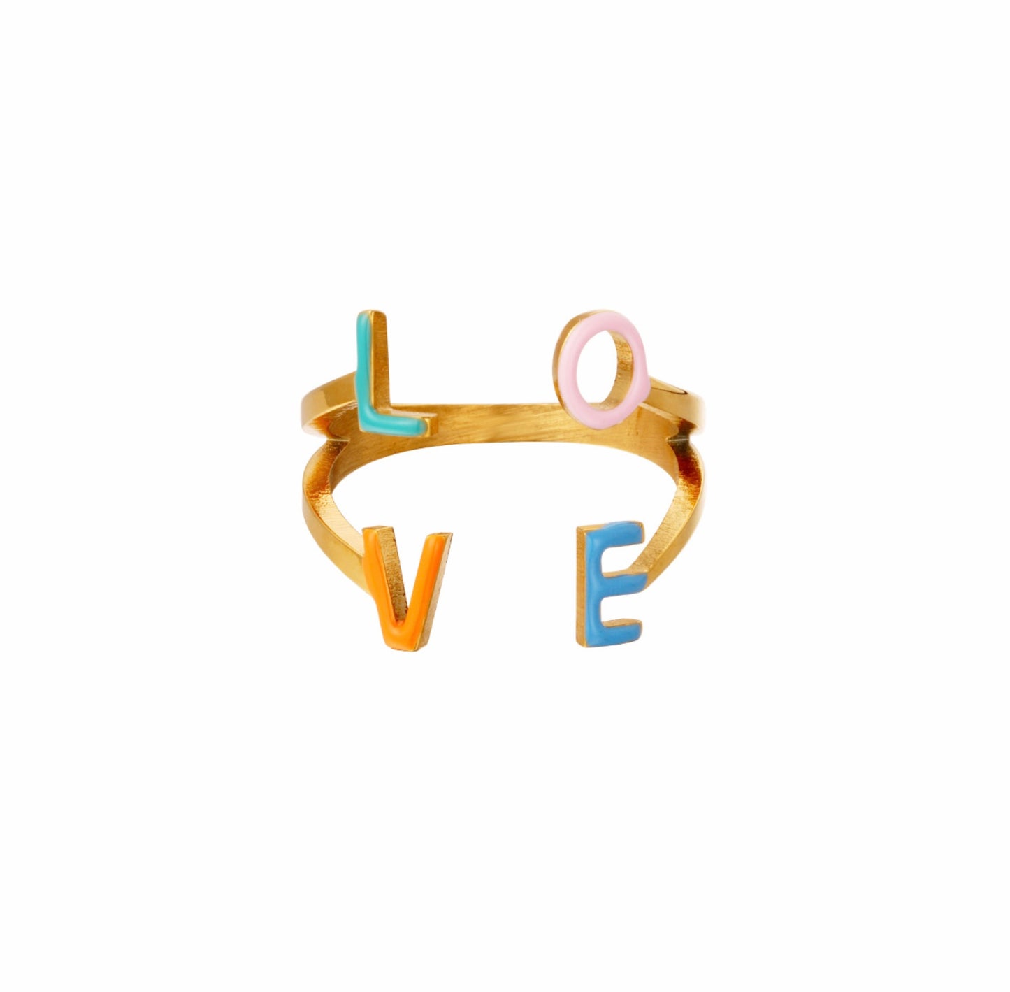 Edelstahl Ring (LOVE)