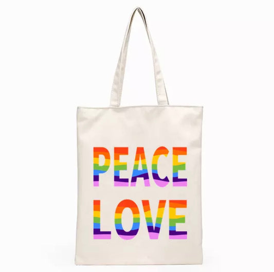 Tote Bag  (Peace Love)